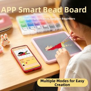 BONINGYU | Wireless Smart LED Puzzle Plate DIY Auxiliary Tool for Children Gift