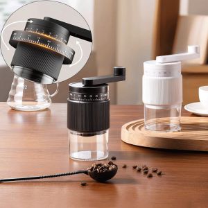 เครื่องบดกาแฟแบบแมนนวลขนาดการปรับภายนอกเครื่องบดเซรามิคแกนบดอย่างสม่ําเสมอแบบพกพา Home Professional เครื่องชงกาแฟ