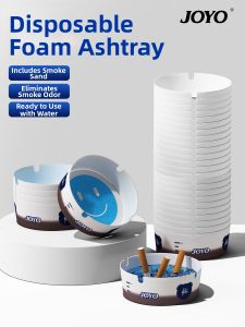 Anti-Ash Fly Dust Remover Odor Disposable Ashtray