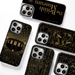 Adorable Cartoon British Museum Design Phone Case for  17 pro Max New Model Anti-Fall Protection Cover Female Style