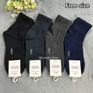 Socksy A  ถุงเท้าข้อกลางแบบหนา 1แพ็ค12คู่ ขนาดฟรีไซส์(37-45  ผ้าดี หนานิ่มใส่สบายจ้า