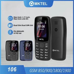 Điện Thoại Tính Năng MKTEL 106 Với Màn Hình 177  SIM Kép Chờ Kép 800mAh Pin MP3 MP4 Đài FM Bluetooth - Thiết Kế Lật