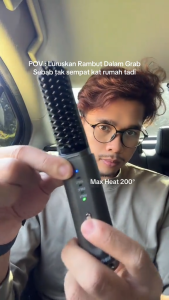 KENSEN Cordless Ionic Hair Straightener Brush USB Rechargeable Wireless Comb 3 Temperature Adjustment 2 in 1 Hair Straightening Brush Hot Curling Iron Hair Curler -Upgrade