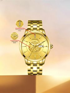 Shanghai | Year of the Dragon 24K Gold and Diamond Automatic Mechanical Watch