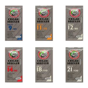 5pcs/Pack of Household Sewing Machine Needles HAX1 Sewing Needles for SINGER BROTHER 9/65 11/75 12/80 14/90 Ect YJ388