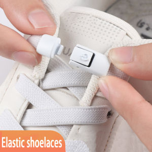 Press Lock Shoelaces without ties Elastic Laces Sneakers Tennis No Tie Shoe laces Shoes Accessories 1Pair/2Pair