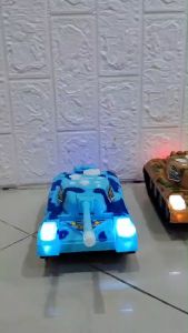 Mainan Anak Mobil Tank Warrior Militer Battery Light & Sound LED BP33