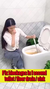 Plunger Pompa WC Penyedot Pompa WC Mampet Drain Buster -  Cepat WC Tersumbat dengan