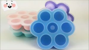 ถาดซิลิโคนแช่แข็งอาหารเด็ก บล็อคซิลิโคนเก็บอาหาร ทำจากวัสดุซิลิโคนเกรดอาหารสามารถสัมผัสกับอาหารได้ ปลอดภัย ไร้กลิ่น