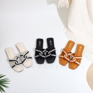 Parayu Kece - Sandal Flat Wanita Sandal Teplek Naola Korean Style