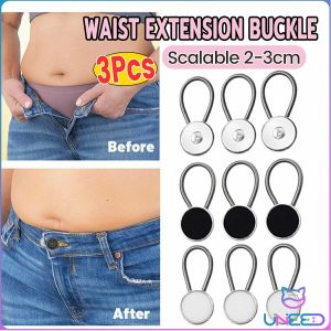 Need. 3Pcs/pack Adjustable Metal Jeans Button Spring Elastic Waist Extender for Pants/Skirt