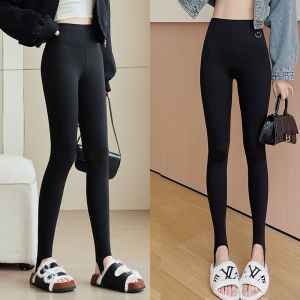 MiiOW | กางเกงโยคะเอวสูงหนา ผ้าขนแกะ ทรงสลิมฟิต สำหรับผู้หญิง กางเกงขายาวฤดูใบไม้ร่วง/ฤดูหนาว กางเกงขายาวสำหรับออกกำลังกาย