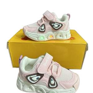 Sepatu sneakers anak LED 3wrn J2408 sz 21-30 (FREE KAOS KAKI)