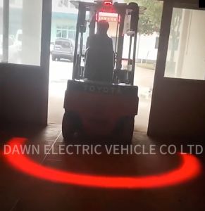 Hình chữ U ánh sáng 24W xe nâng Đèn Led cảnh báo cho người đi bộ đèn cảnh báo an toàn bán vòng cung đèn đảo chiều khu vực ánh sáng DC10-80V
