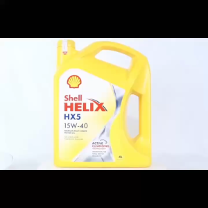 Shell Helix HX5 SAE 15W-40 4 Liter Api SN/CF Oli Mobil Mesin Bensin & Diesel Pelumas Premium Multi Grade Active Cleansing Technology Original
