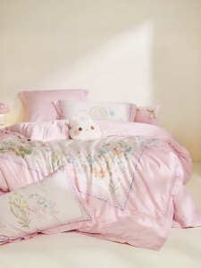 Luolai Kids | High-Quality 60s Thread Cotton Duvet Cover for Children and Dormitory