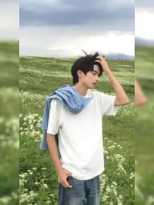 Cotton Pure Color Summer Teen T-Shirt