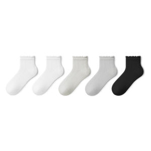 PRIMEET | Breathable Cool Sensation Lace Thin Mid-Calf Socks