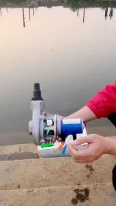 Máy bơm nước ly tâm PH48- 12V 120W bơm nước tưới bơm tát đẩy xa phun mạnh