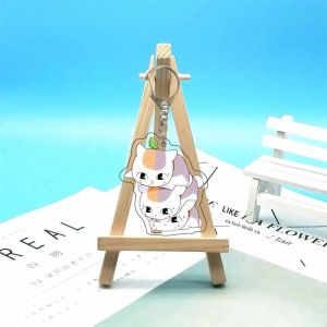 Bandai | 55MM Anime Sách Của Natsume Những Người Bạn Acrylic Móc Khóa Tanuma Kaname Madara Takashi Natsume Reiko Dễ Thương ACG Món Quà Trang Trí
