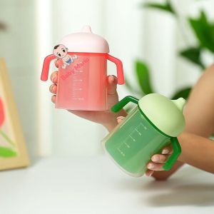 Hogokids 250ml one-body straw milk cup training cup