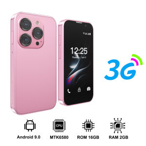SERVO | SERVO 3G WCDMA Mini Cute Smartphone Android System RAM 2GB ROM 16GB Play Store Face Unlock 3.0" Display 2 SIM Small Smart Phones