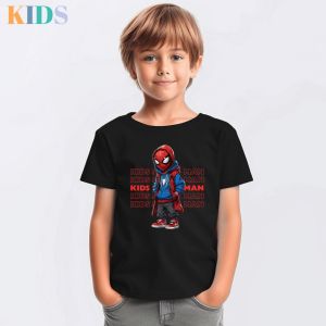 Kids Spider man เสื้อเด็ก ผ้า Cotton 100% สินค้าพร้อมส่ง