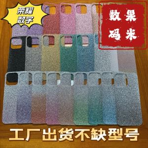 Honor 500 DIY Glitter Phone Case Gradient Rainbow Three Color Background Base 300 Ultra 200 pro 60 SE 90 GT Silver Purple Silver