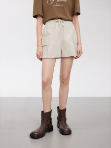 Outdoor Commuter Womens Shorts ELLE Workwear UPF100+ Sun Protection Drawstring Quick Dry Breathable Nylon Blend Wide Leg Pants