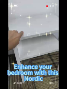 Iron Storage Rack & Bedside Table Storage Solutions