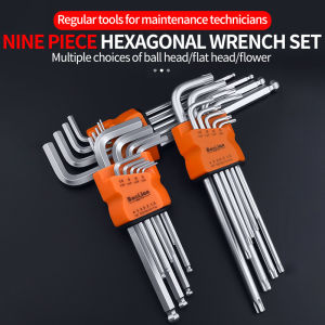 Hexagon wrench Hexagon set screwdriver Combination Single tool inside six square six edge rice letter blossom inside 6 corners