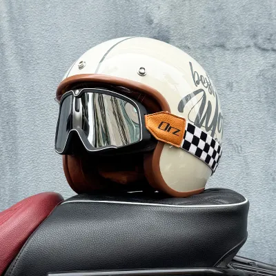 ORZ | Vintage Motorcycle Helmet 3/4 Coverage