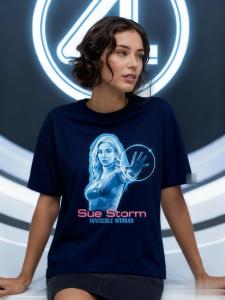 Marvel 2026 New Marvel Fantastic Four Graphic Printed T-Shirts Mens and Womens Short Sleeve Relaxed Plus Size Tops