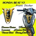 Honda Beat Fi Version 3 Front sticker Accessories for Beat version 3. 