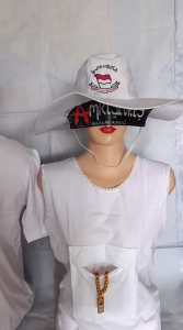 Kaos putih polos haji umrah kaos singlet kantong traveling dewasa full cotton adem lembut nyaman dipakai