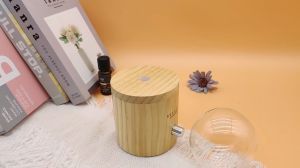 Wood Glass Aromatherapy Waterless Essential Oil Diffuser Fragrance