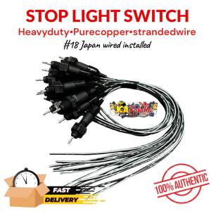 Stop Light Switches #18 Heavy duty Japan Wired Installed