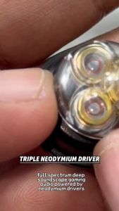 Armaggeddon WASP-7 PRO 3D Gaming Earphones Type C with Triple Neodymium Driver and Mic