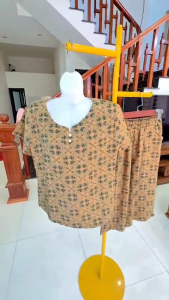 Bộ Đồ Lửng Trung Niên Nữ Lụa Hàn Thoáng Mát Quần Lửng Dễ Mặc Cho Mẹ (339)