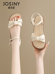 Josiny | New Soft Bottom Pearl Summer Casual Sandals
