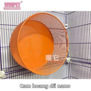 VIVIPET | Bánh Xe Tập Thể Dục Không Tiếng Ồn Inox