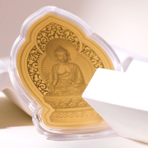 Chow Sang Sang 周生生 999.9 24K Pure Gold Cultural Blessings Medicine Buddha Ingot 94172D