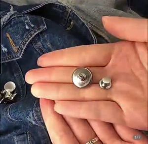 WE Kancing Pengecil Jeans Dapat Dilepas Kancing Button Celana Jeans Adjustable Extension Ekstensi Kancing Pinggang