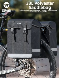West Biking | Large Capacity Rear Seat Storage Bag Cycling Accessory