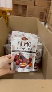 [Lốc 6 Gói] Sô Cô La Hạnh Nhân ALMO – Giòn Rụm Thơm Ngon [Hàng Thái Lan]