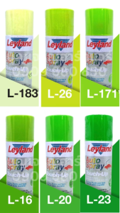 สีสเปรย์ เลย์แลนด์ / Leyland โทนสี เขียวอ่อน-เขียวตอง / เฉดสี เขียวอ่อน-เขียวตอง (เลแลน/layland)