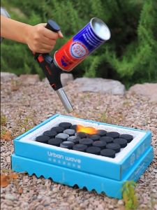 torch gun gas original 2025 new upgrade model bigger and safer Auto Lgnition Suitable For Cooking Cake Baking Camping Picnic heavy duty blow torch gun flame gun torch butane blue torch gun with butane set gas torch machine butane torch bluetorch gun set