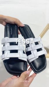 Lapepa TESSA Sandal Flat Wanita Motif Anyaman: Stylish & Nyaman untuk Aktivitas Sehari-Hari