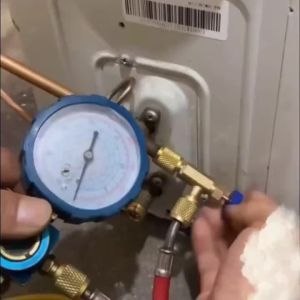 Liquid Safety Valve R410A R22 Air Conditioning Refrigerant Tool 1/4 "Safety Adapter Air Conditioning Repair And Fluoride
