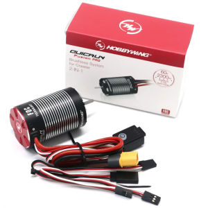 HobbyWing QuicRun Fusion Pro 540 2300KV Brushless Sensory Motor Built In 60A ESC 2 in 1 for RC 1/10 Climbing Car